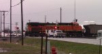 BNSF coal train DPU